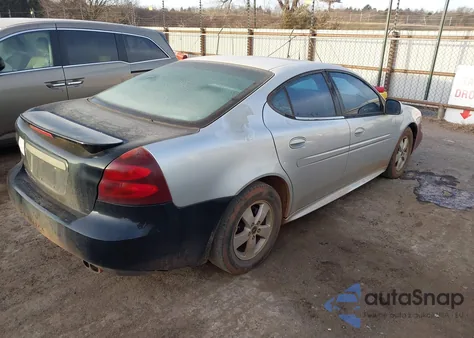 2005 Pontiac Grand Prix Gt z USA, uszkodzony, nr VIN 2G2WS522451336055